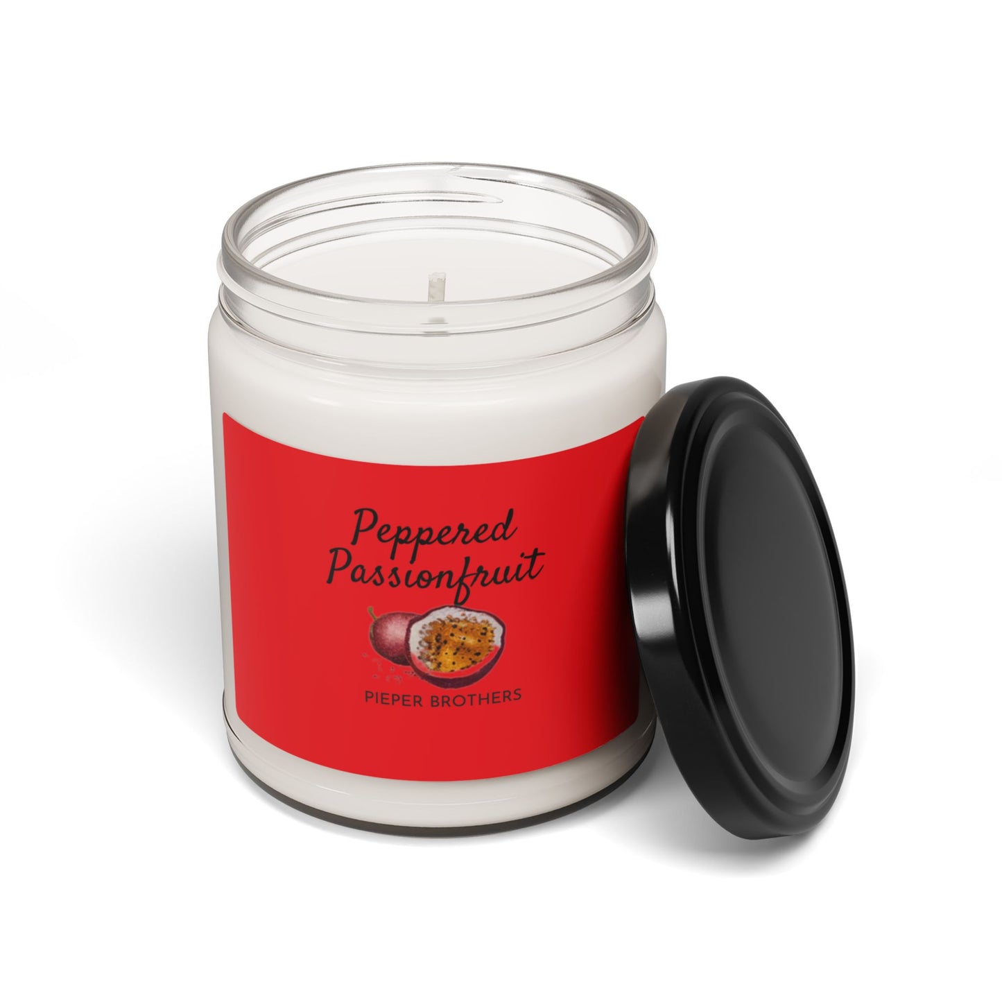 Peppered Passion Fruit Scented Soy Candle, 9oz