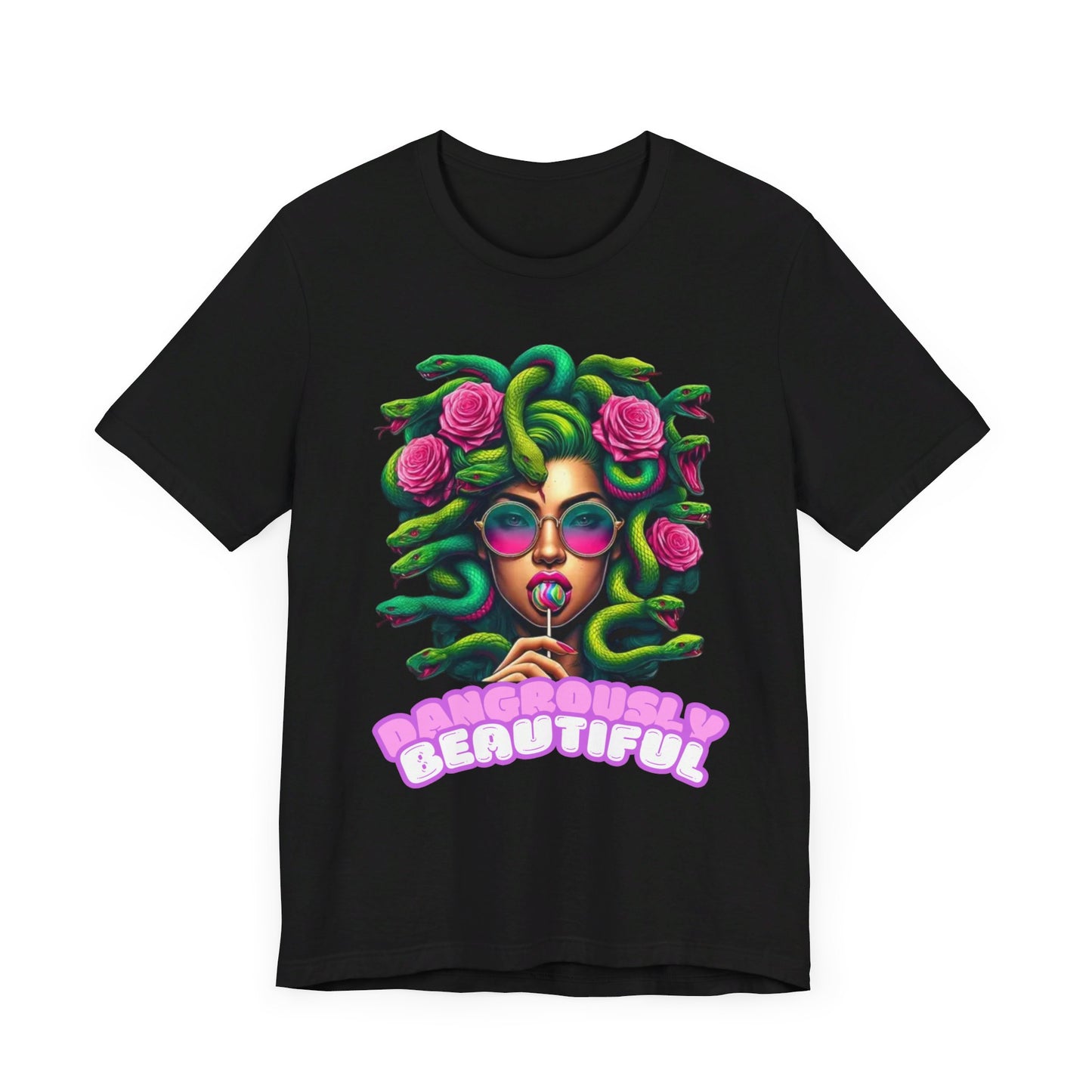 Medusa Hippie Psychedelic Snakes Greek Mythology T-Shirt