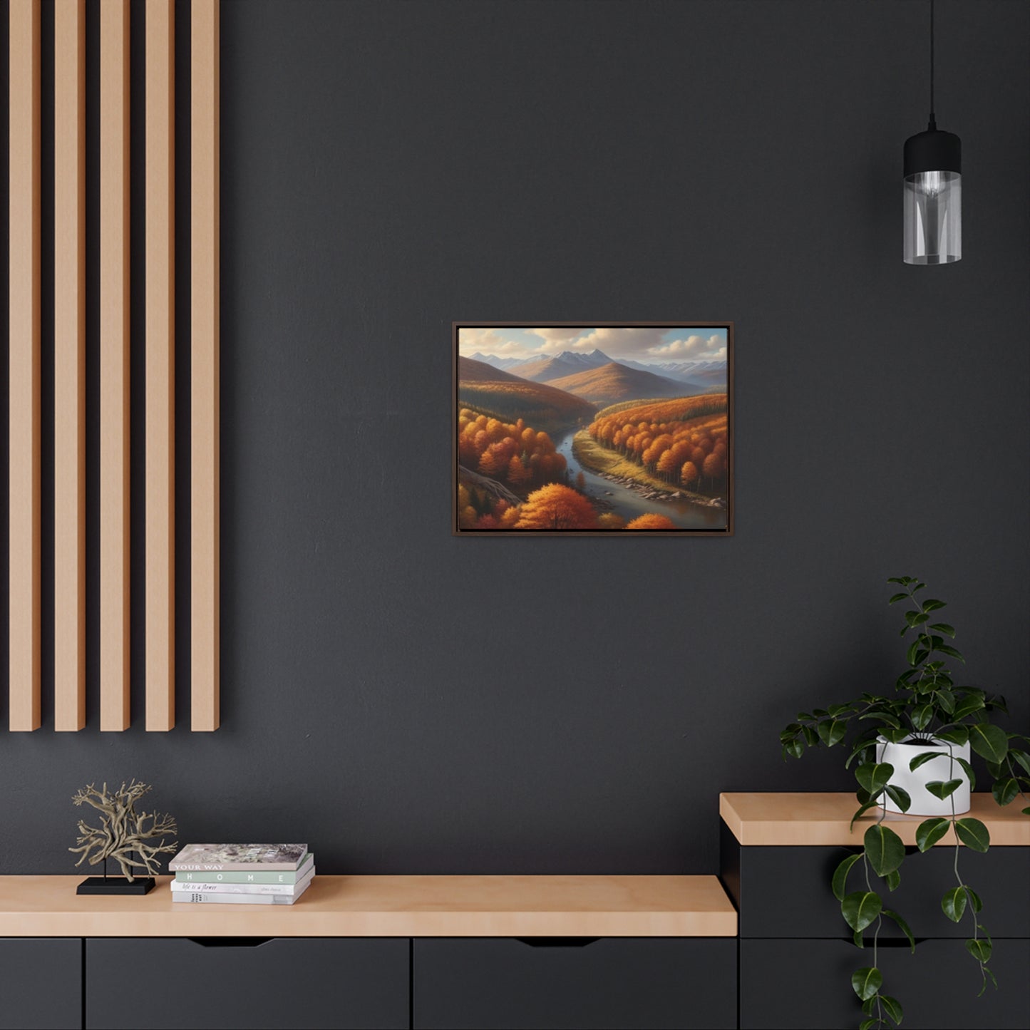 Gallery Canvas Wraps, Horizontal Frame Fall Scene