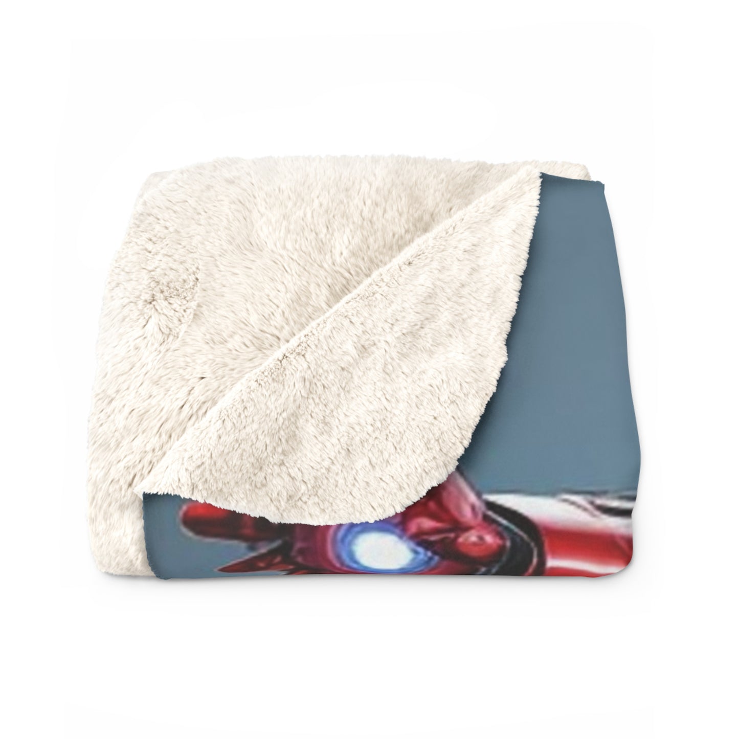 Sherpa Fleece Blanket Iron Man Blanket