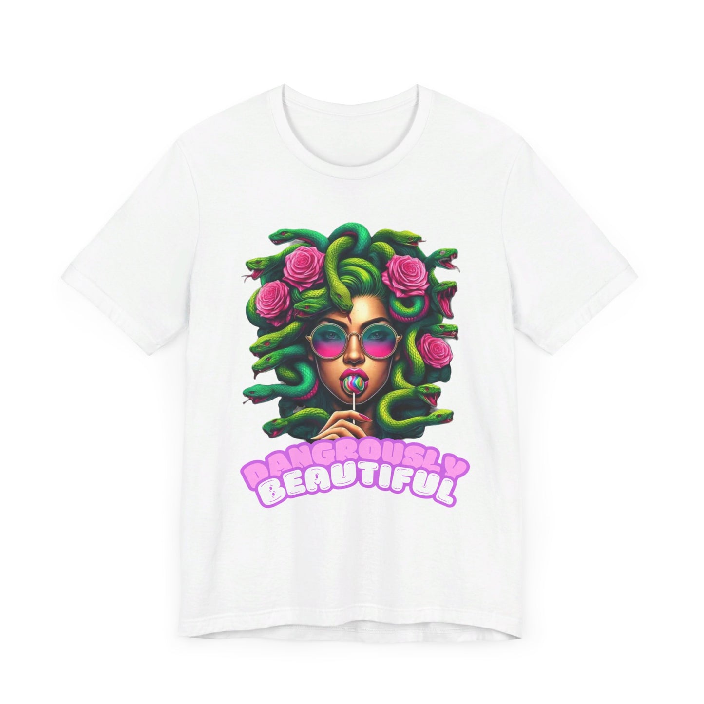 Medusa Hippie Psychedelic Snakes Greek Mythology T-Shirt