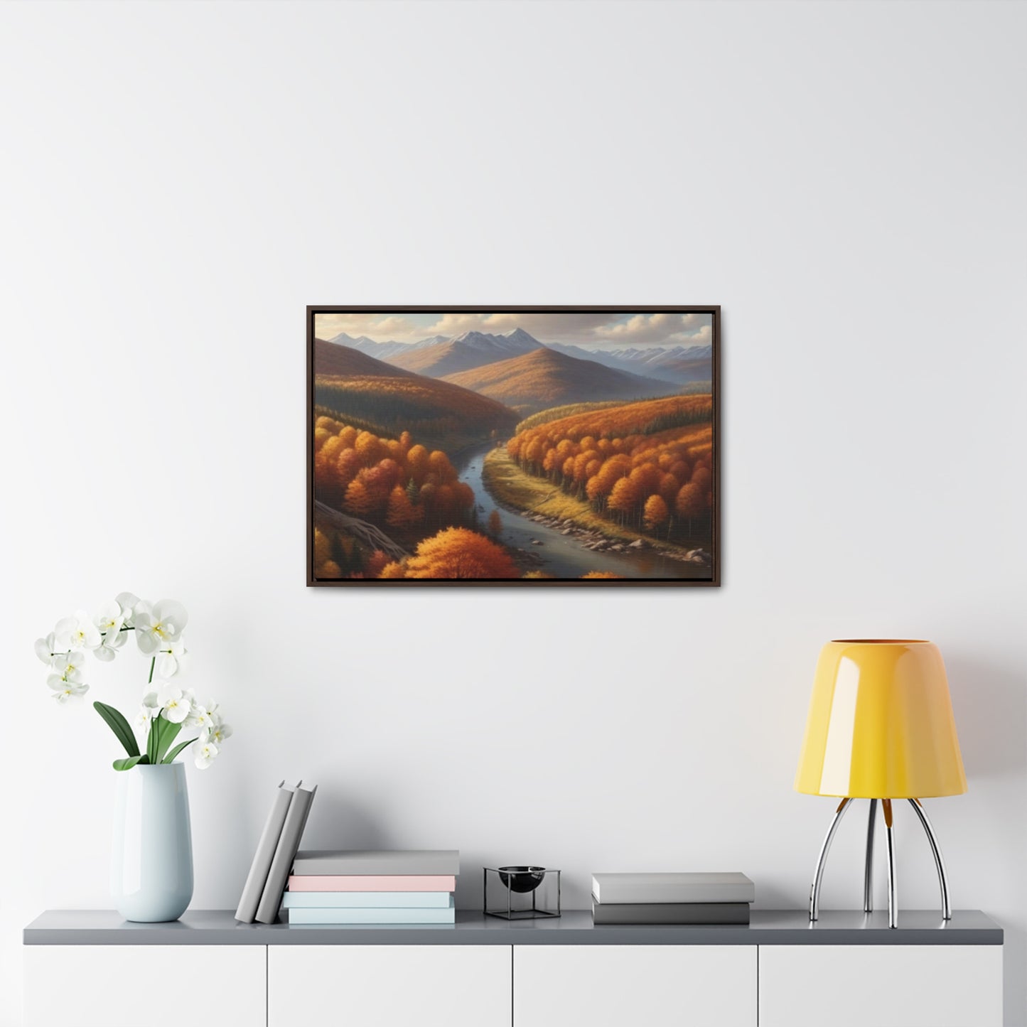 Gallery Canvas Wraps, Horizontal Frame Fall Scene