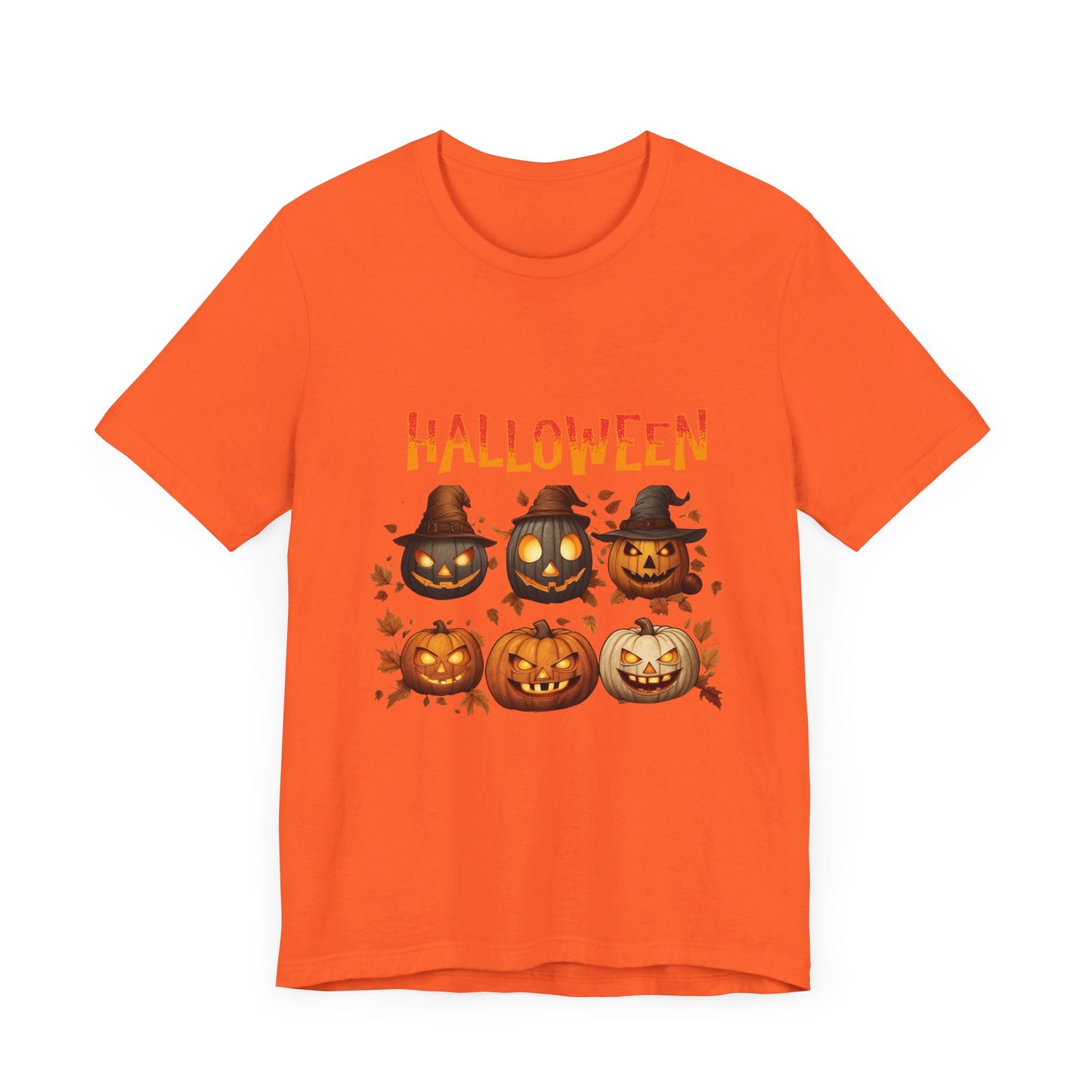 Unisex Jersey Short Sleeve Tee Halloween Pumpkins Patch