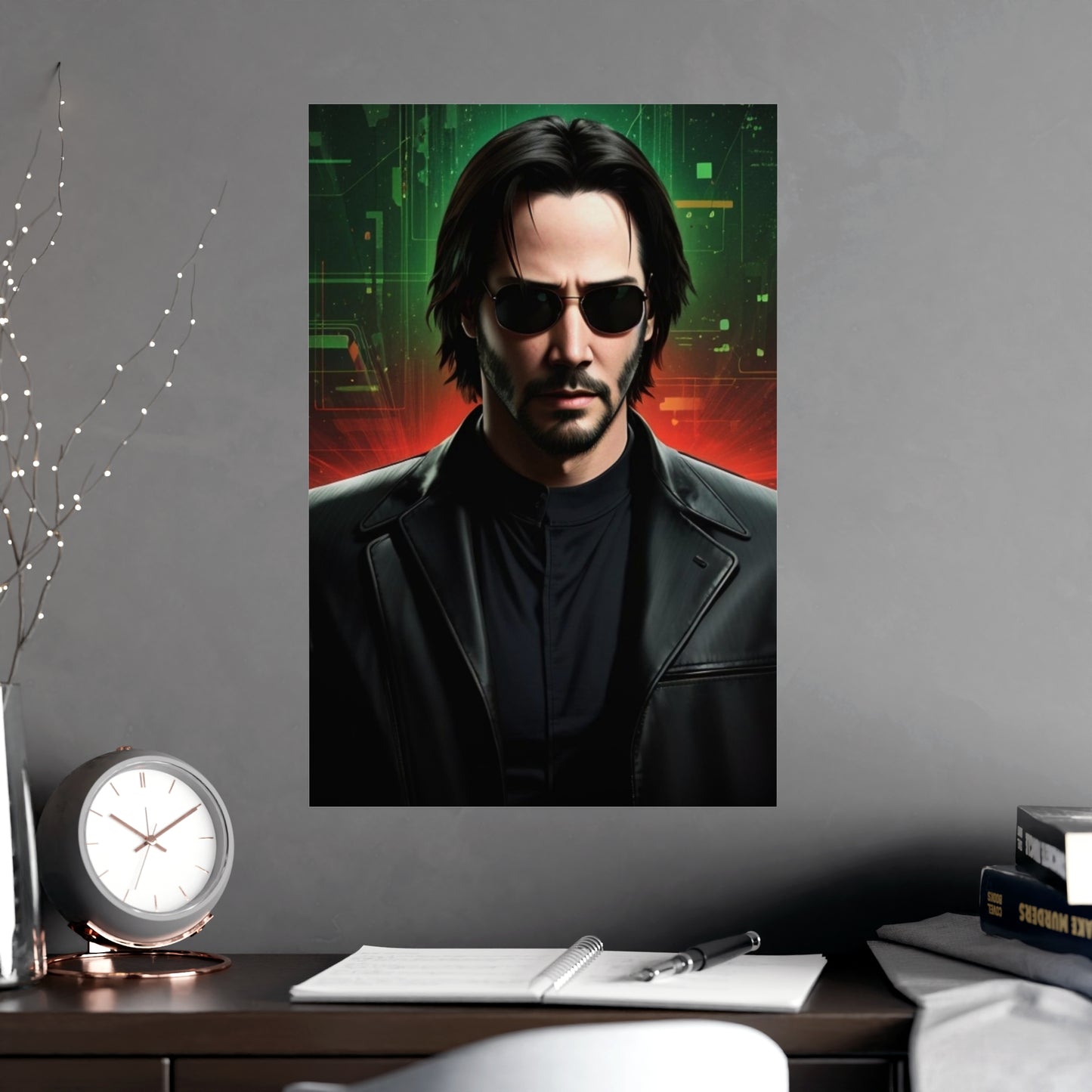 Vertical and Horizontal Matte Posters Matrix Tribute Neo Poster