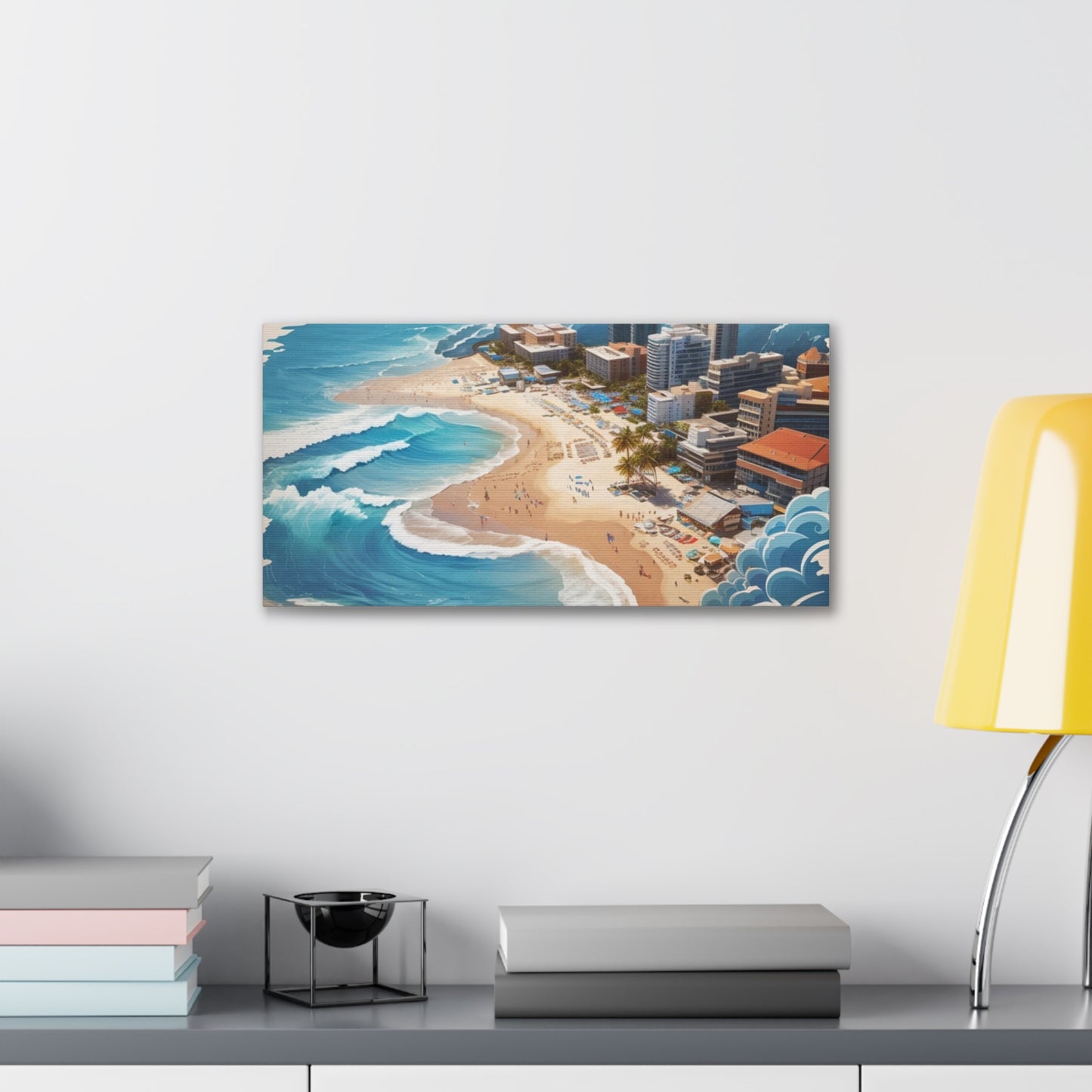 Canvas Gallery Wraps Beach Painting