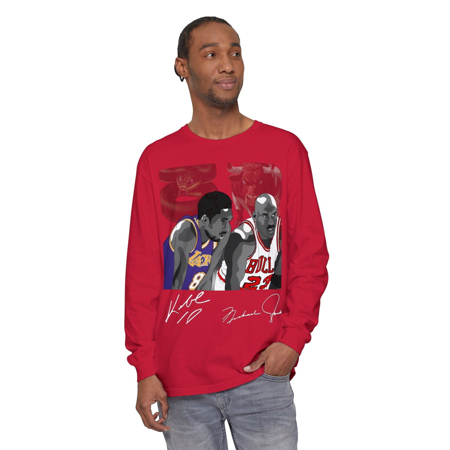 Legends Collide: Kobe vs. MJ Long Sleeve Shirt