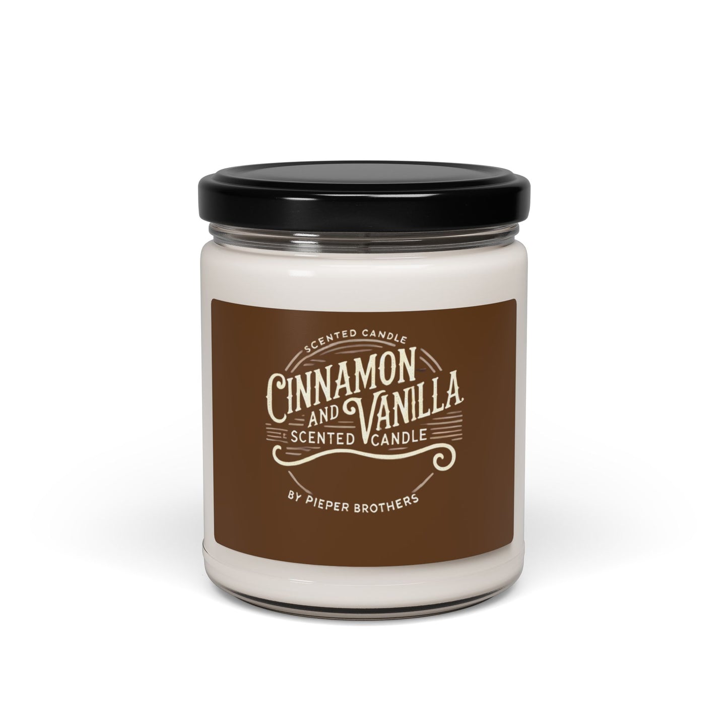 Scented Cinnamon & Vanilla Soy Candle, 9oz