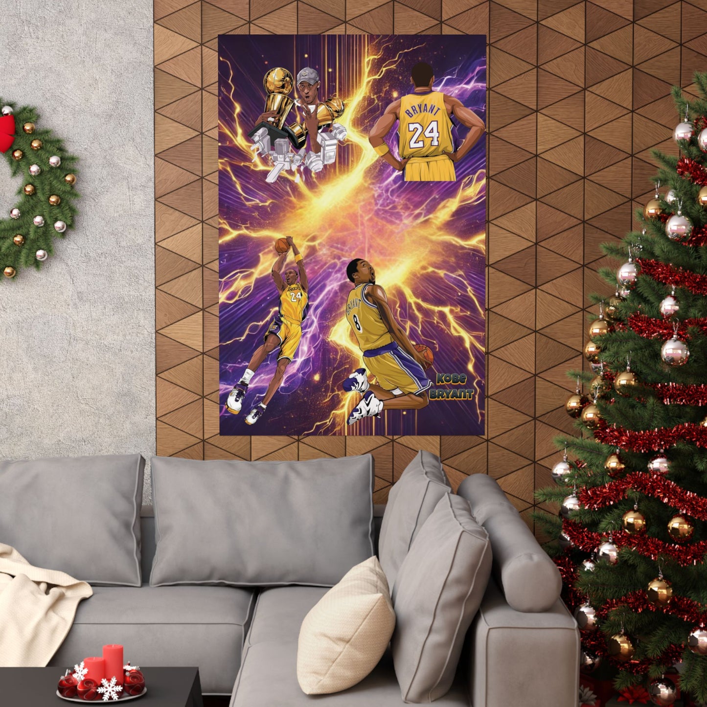 Kobe Bryant Matte Poster – Lakers Legend Tribute Tribute Poster