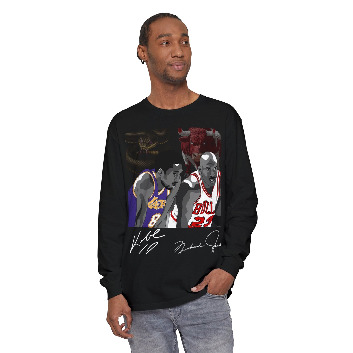 Legends Collide: Kobe vs. MJ Long Sleeve Shirt