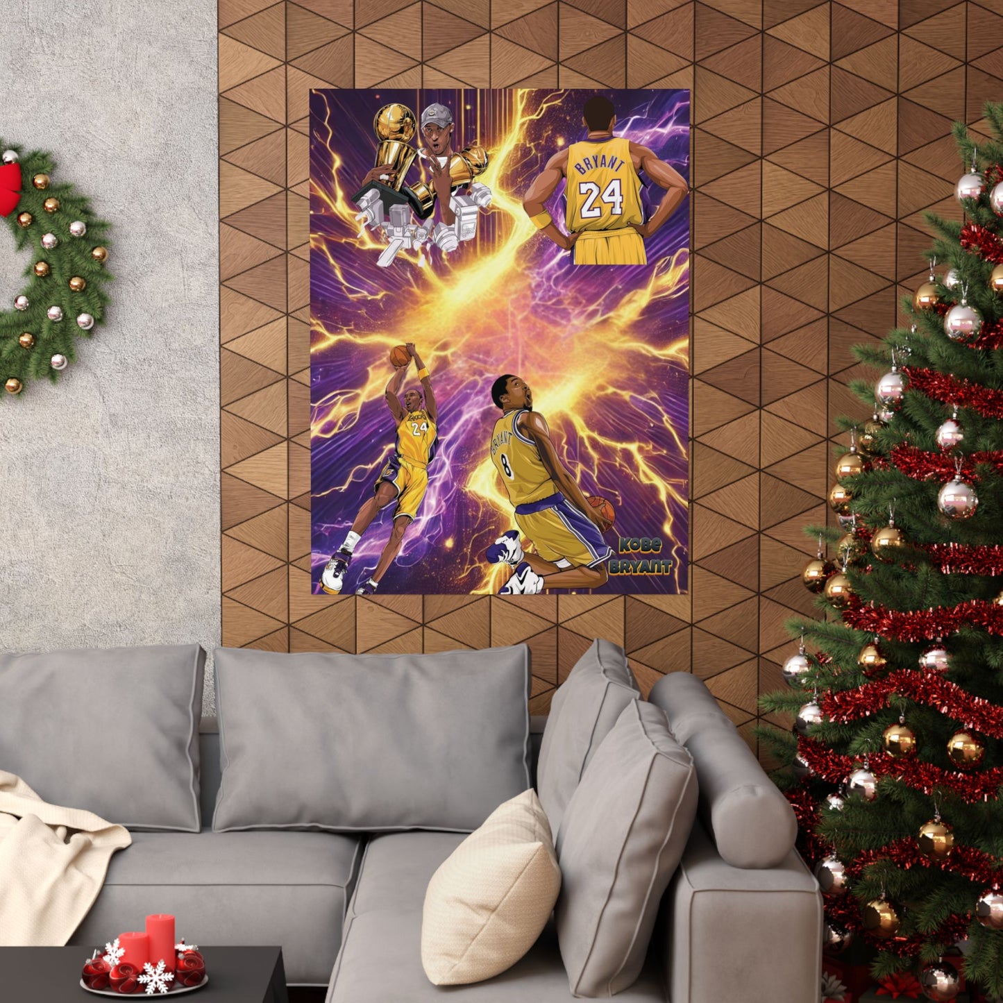 Kobe Bryant Matte Poster – Lakers Legend Tribute Tribute Poster