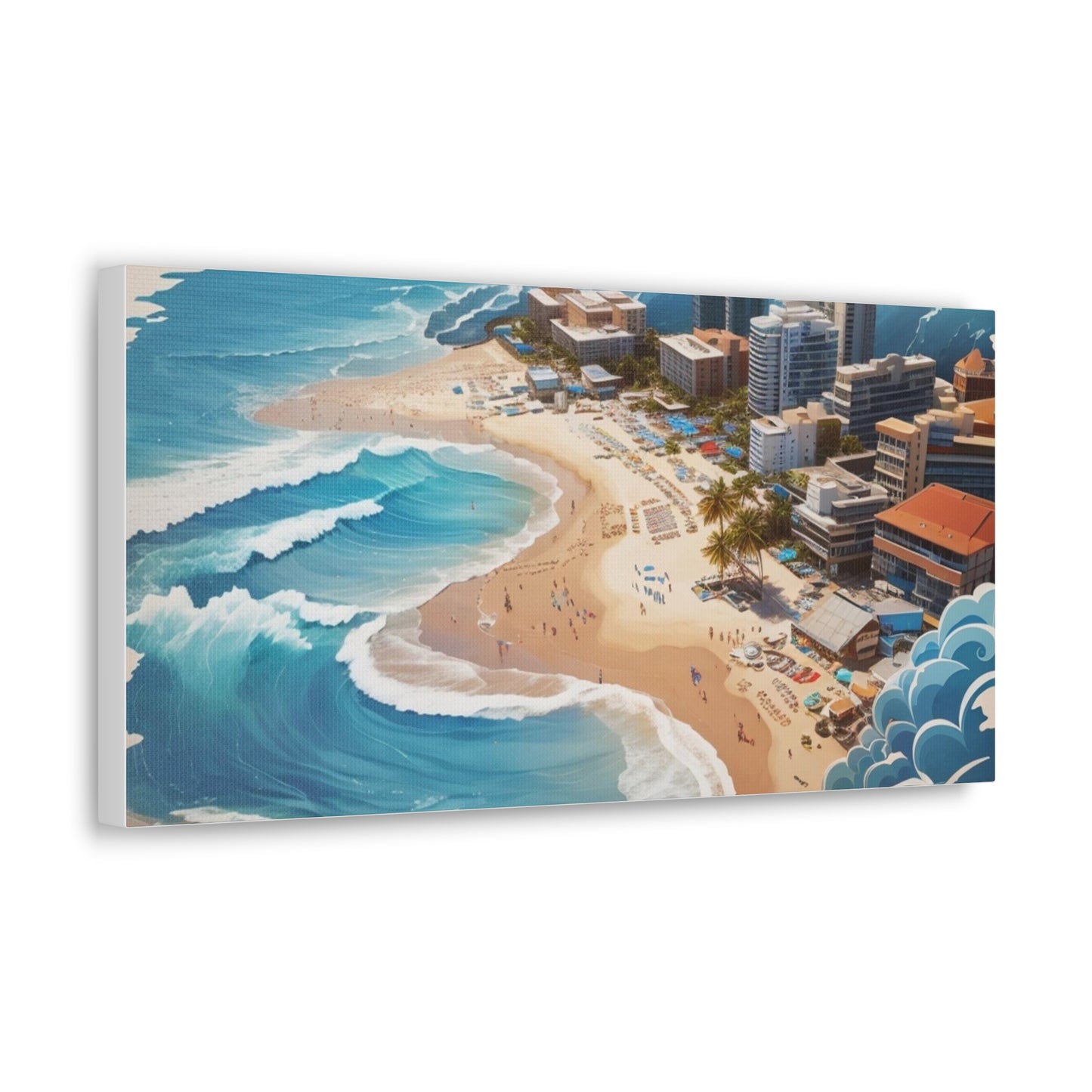 Canvas Gallery Wraps Beach Painting