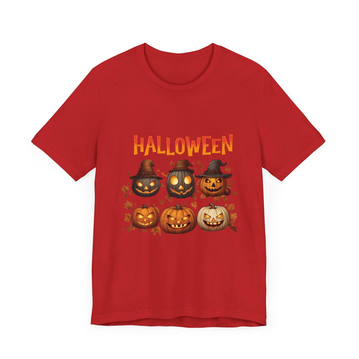 Unisex Jersey Short Sleeve Tee Halloween Pumpkins Patch