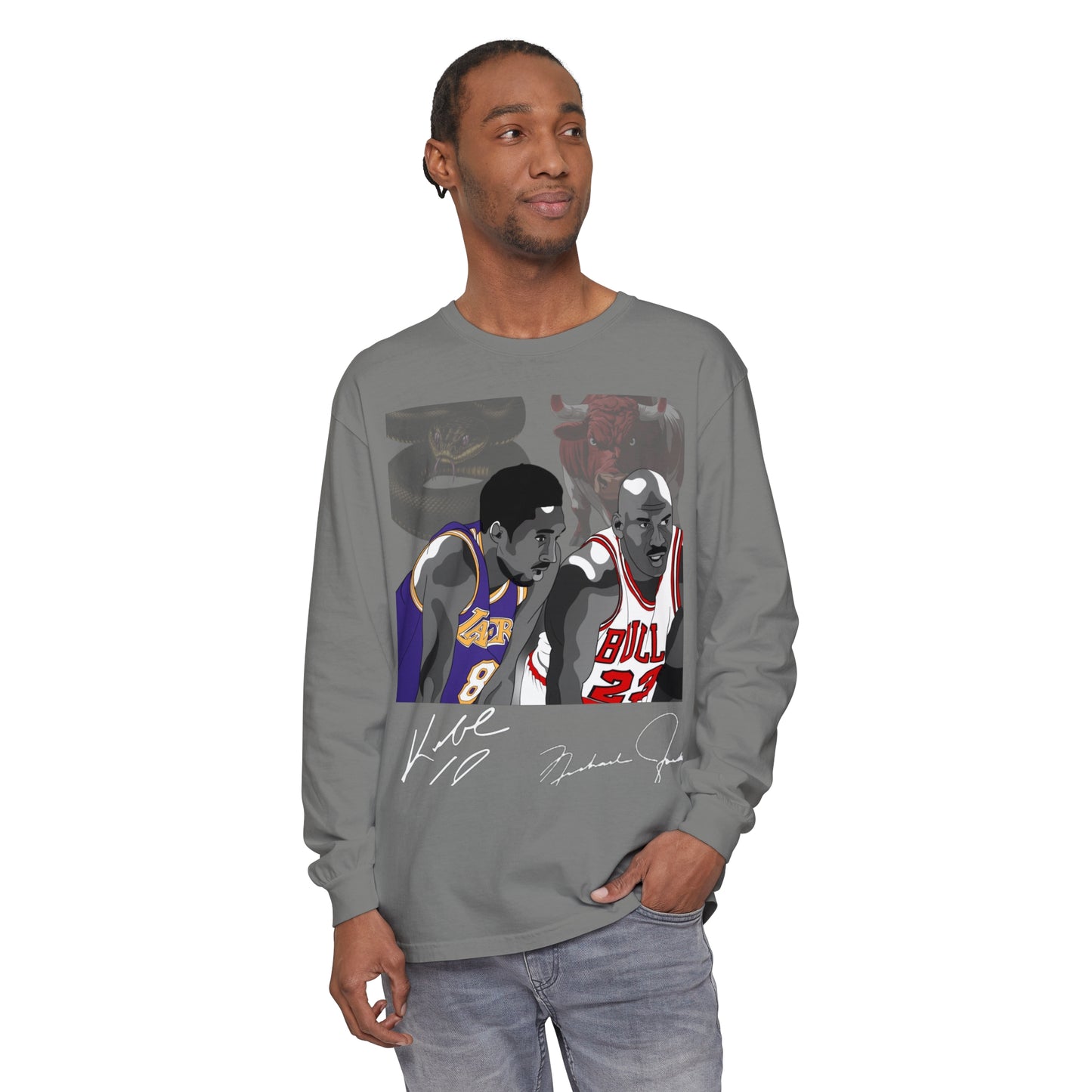 Legends Collide: Kobe vs. MJ Long Sleeve Shirt