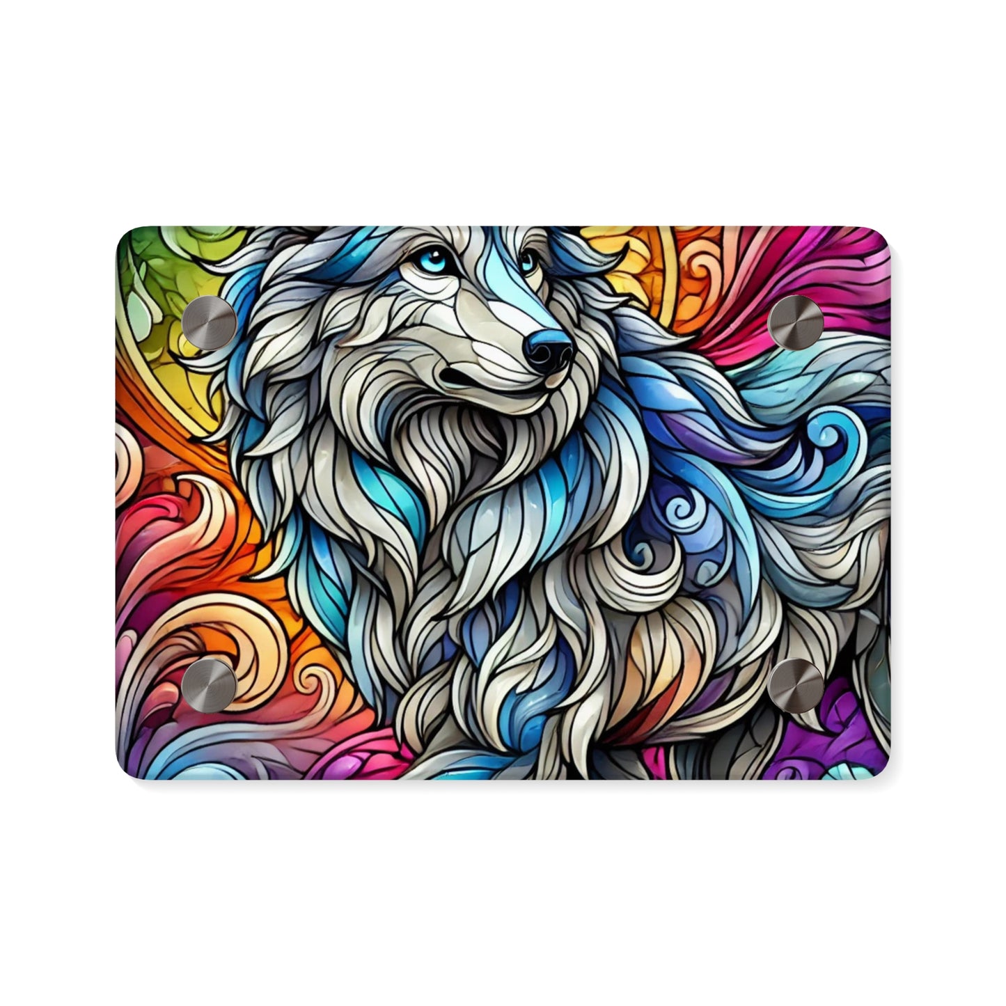 Majestic Wolf Translucent Acrylic Wall Art