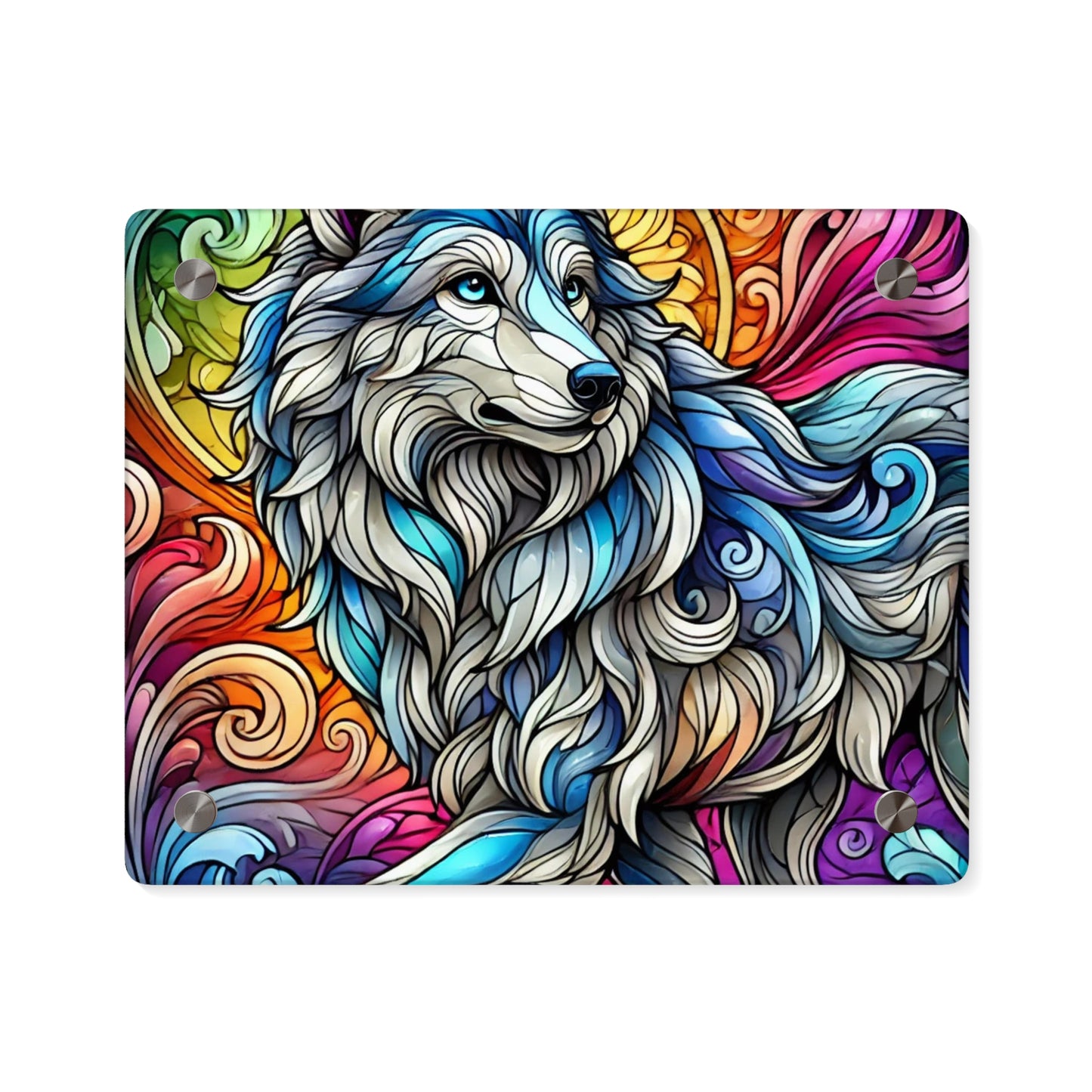 Majestic Wolf Translucent Acrylic Wall Art