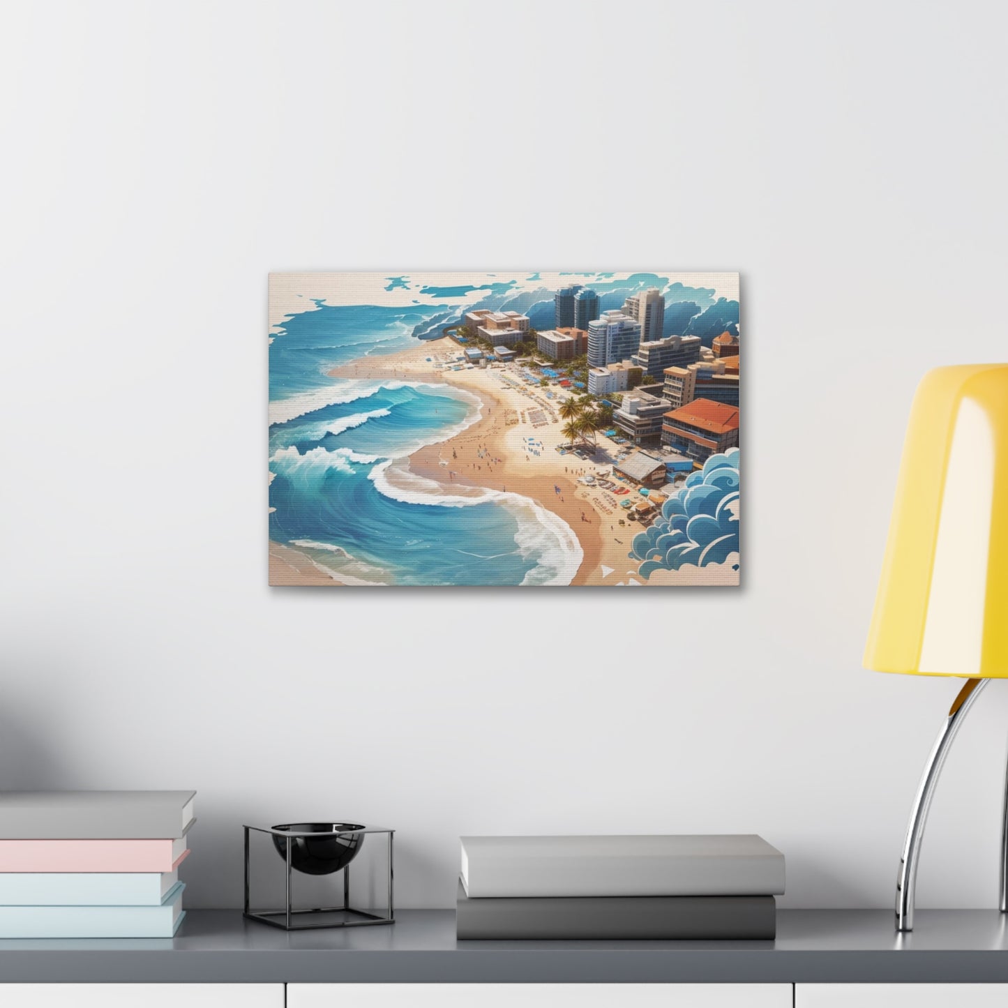 Canvas Gallery Wraps Beach Painting