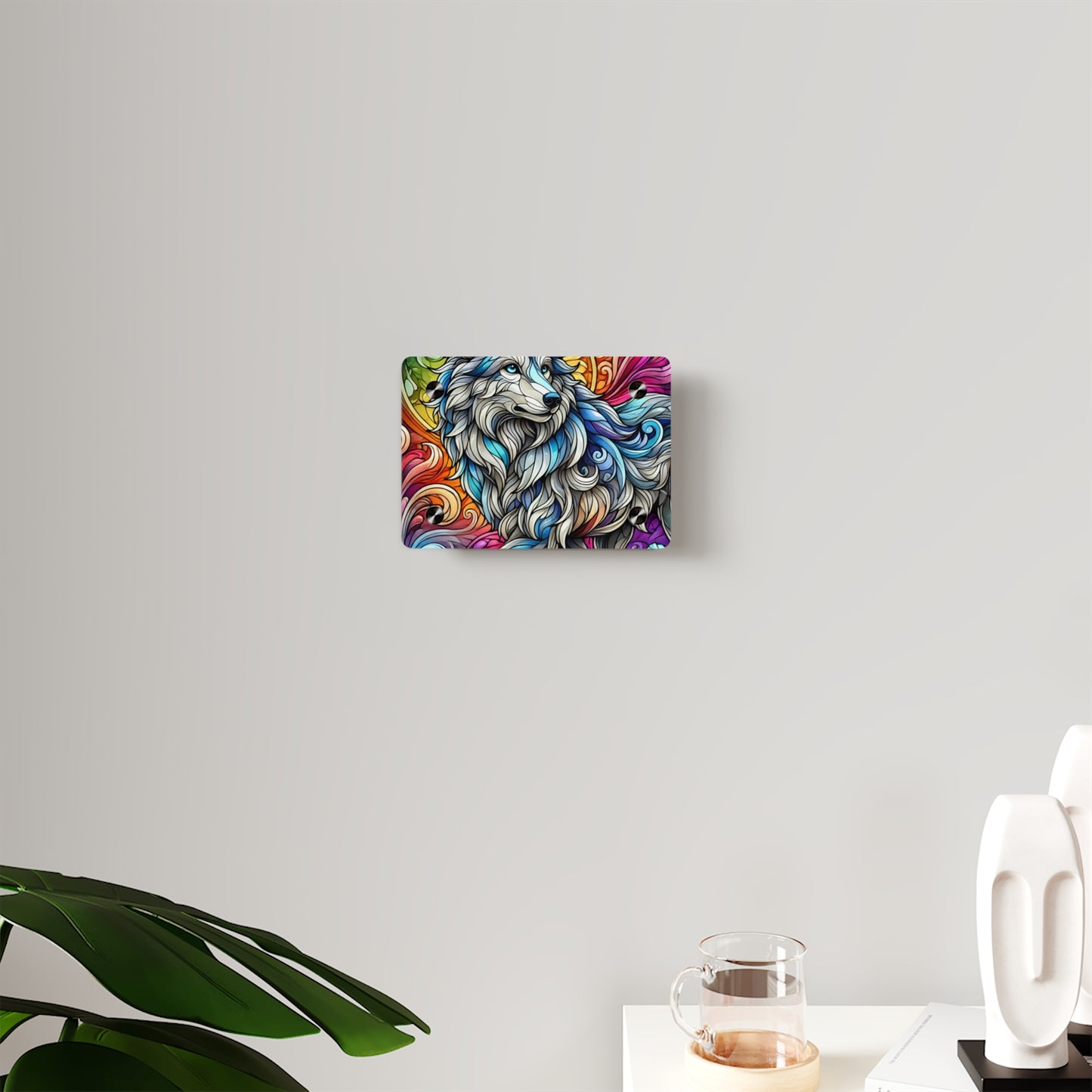 Majestic Wolf Translucent Acrylic Wall Art