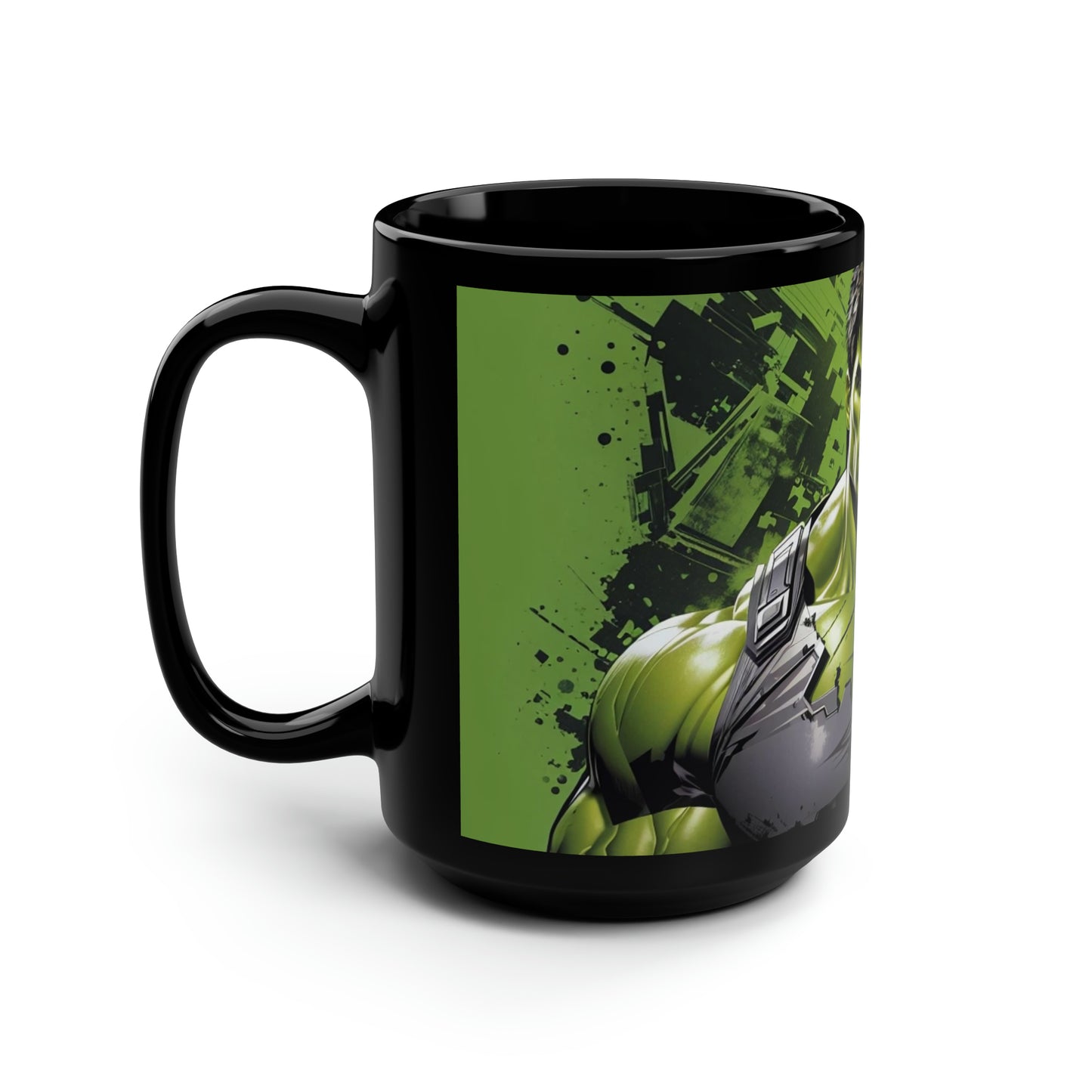 Black Mug, 15oz Hulk Mug