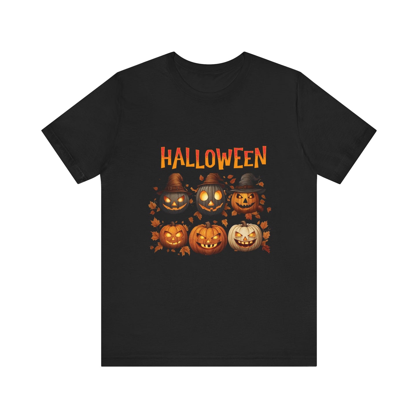 Unisex Jersey Short Sleeve Tee Halloween Pumpkins Patch