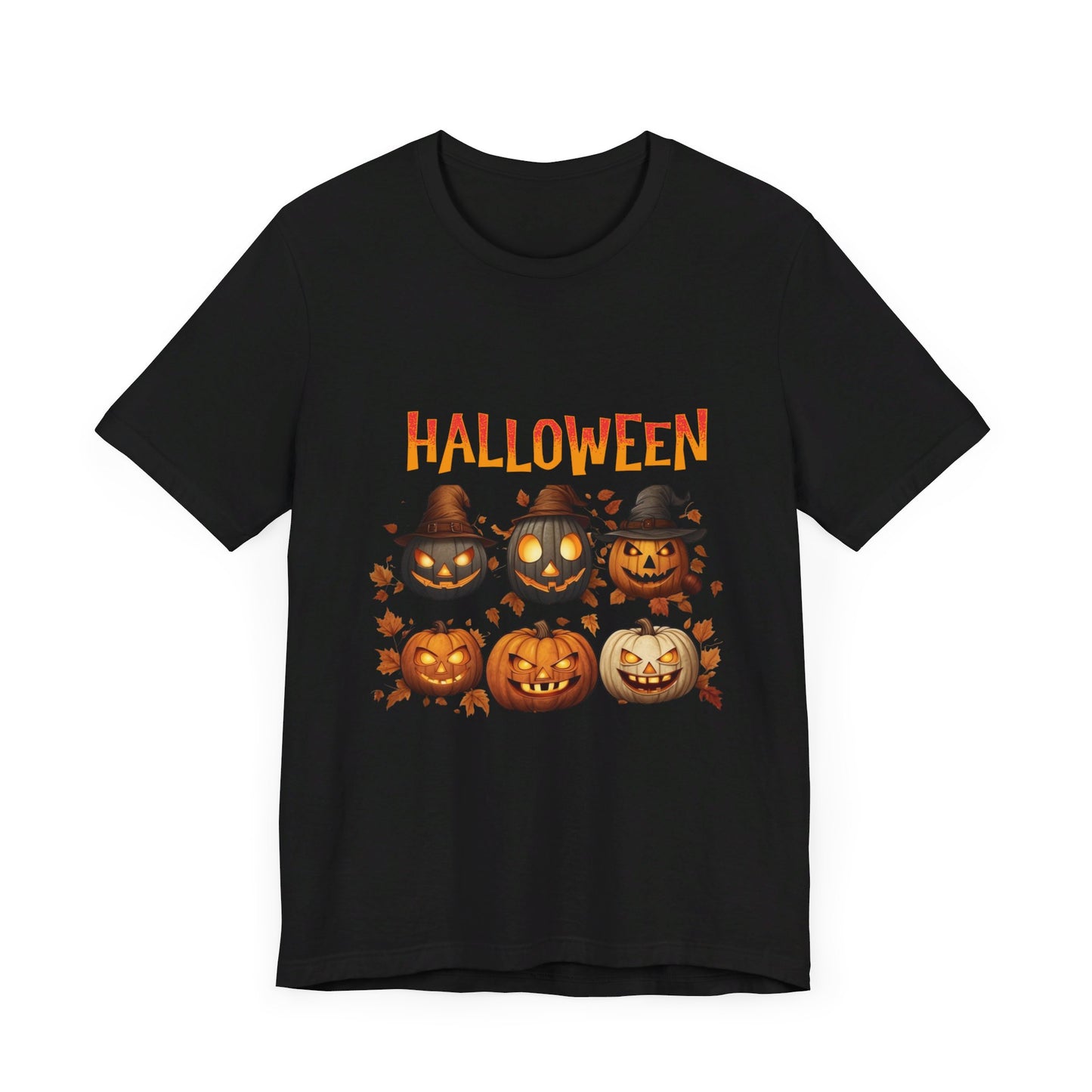 Unisex Jersey Short Sleeve Tee Halloween Pumpkins Patch