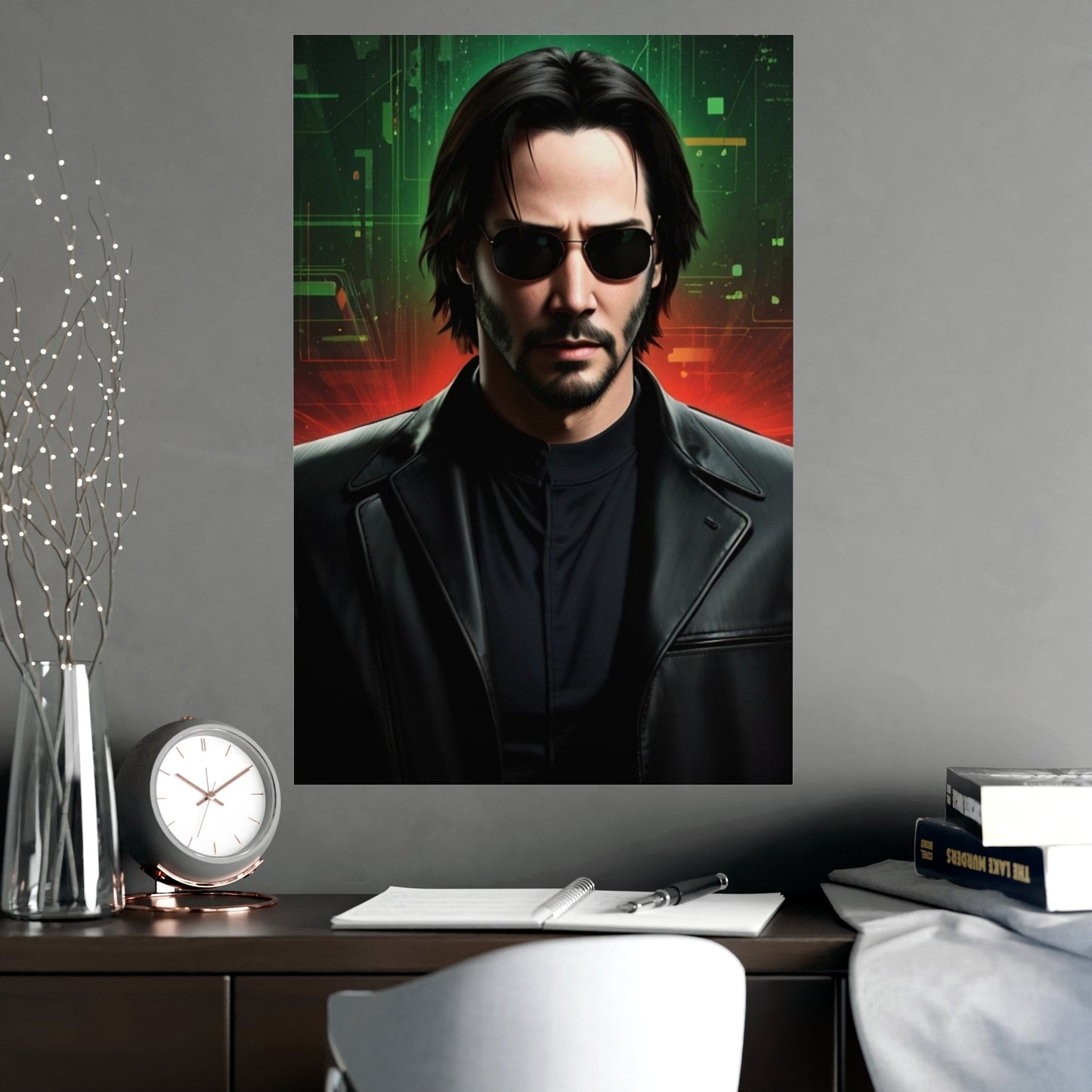 Vertical and Horizontal Matte Posters Matrix Tribute Neo Poster