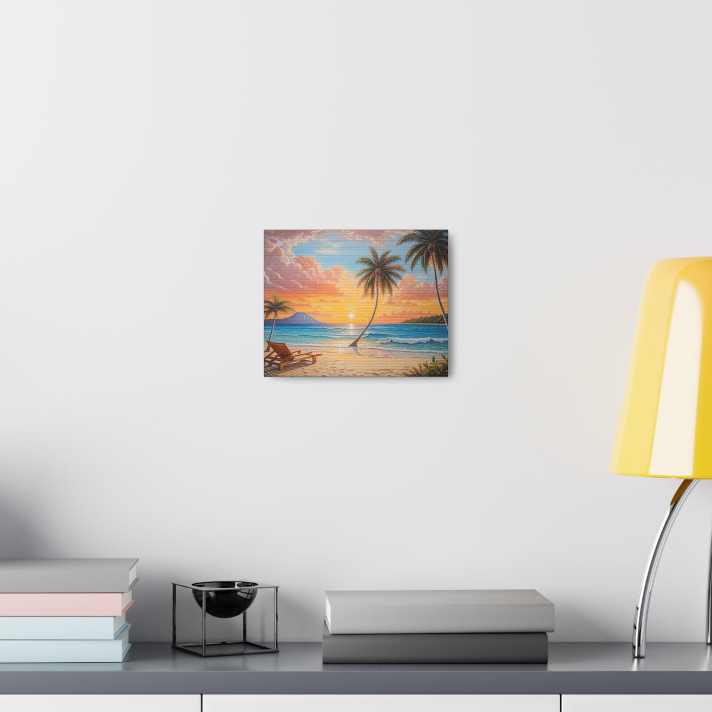 Canvas Gallery Wraps Beach oil Painting