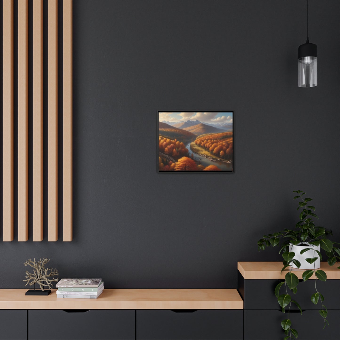 Gallery Canvas Wraps, Horizontal Frame Fall Scene