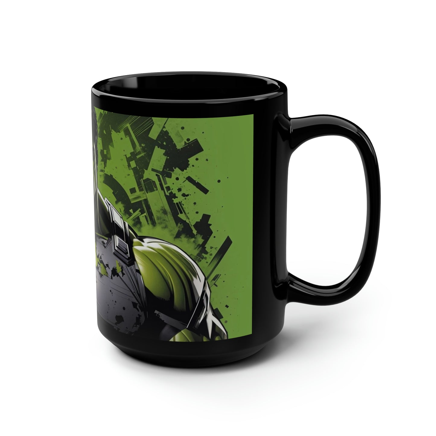 Black Mug, 15oz Hulk Mug