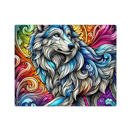 Majestic Wolf Translucent Acrylic Wall Art