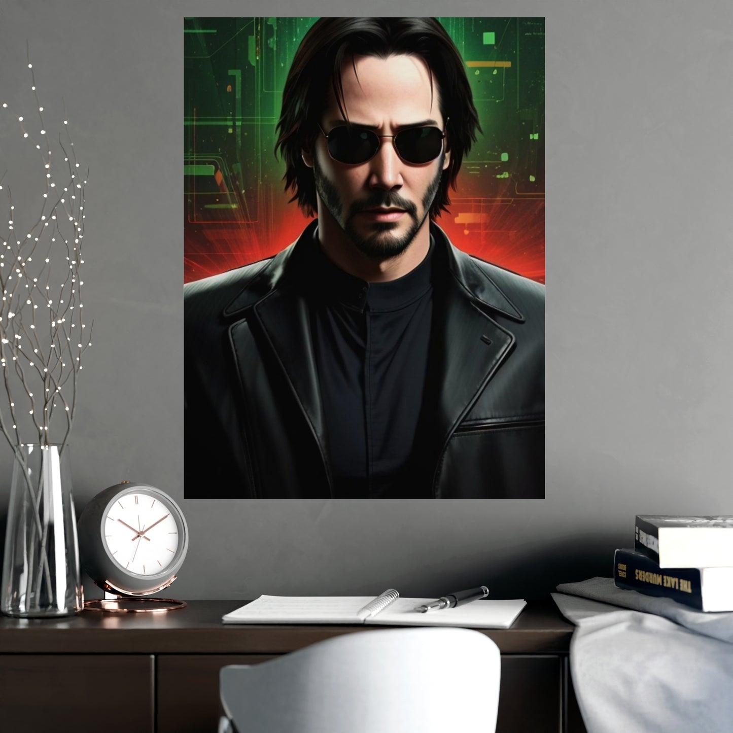 Vertical and Horizontal Matte Posters Matrix Tribute Neo Poster