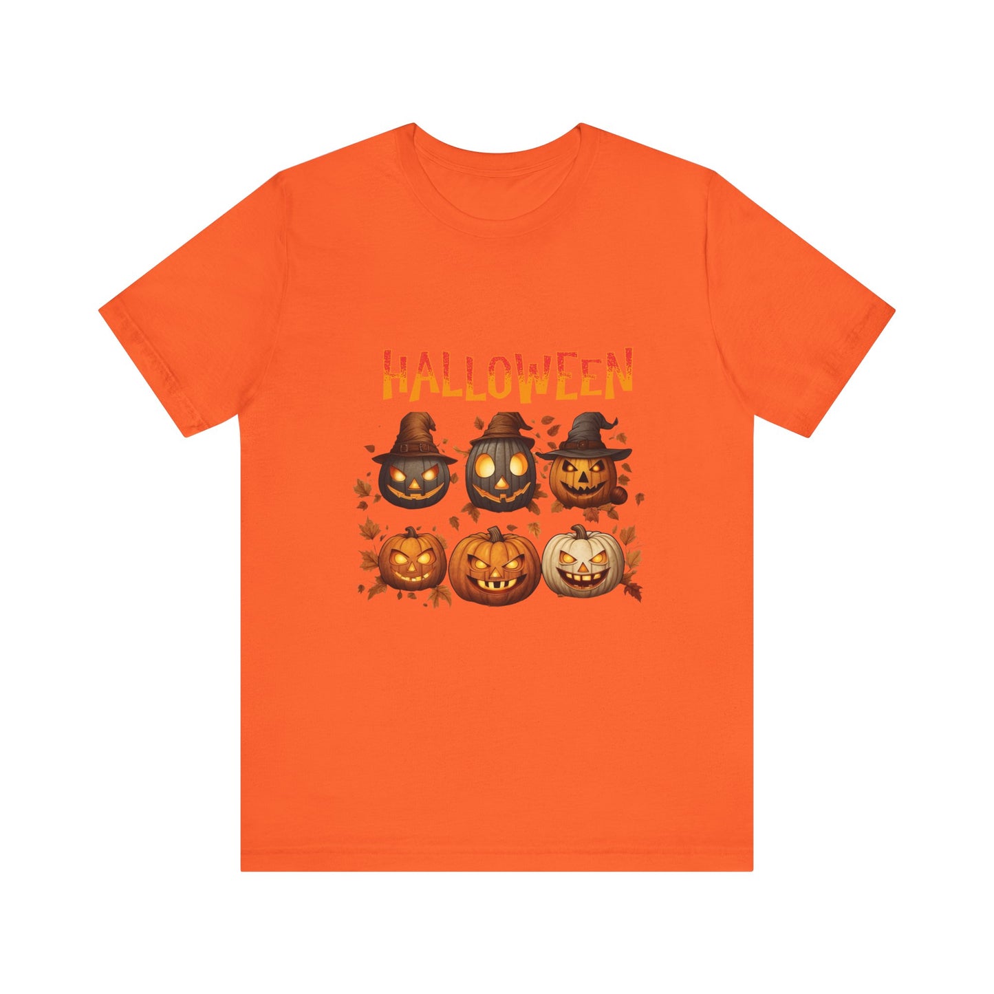 Unisex Jersey Short Sleeve Tee Halloween Pumpkins Patch