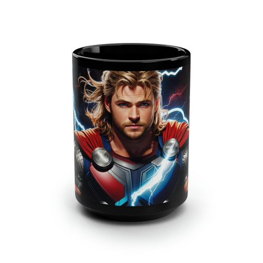 Black Mug, 15oz THOR MIGHTY Mug