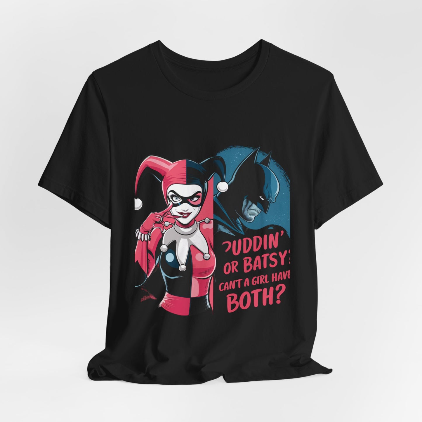 Unisex Jersey Short Sleeve Tee Harley And the Batman