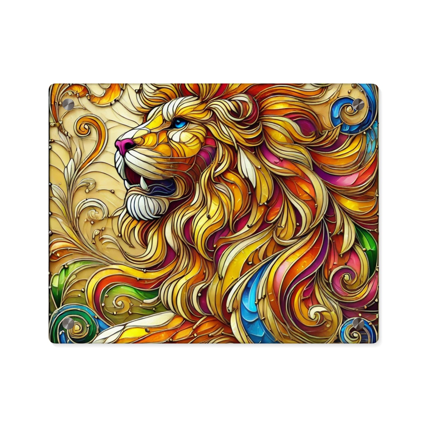 Lion Acrylic Wall Art Panels