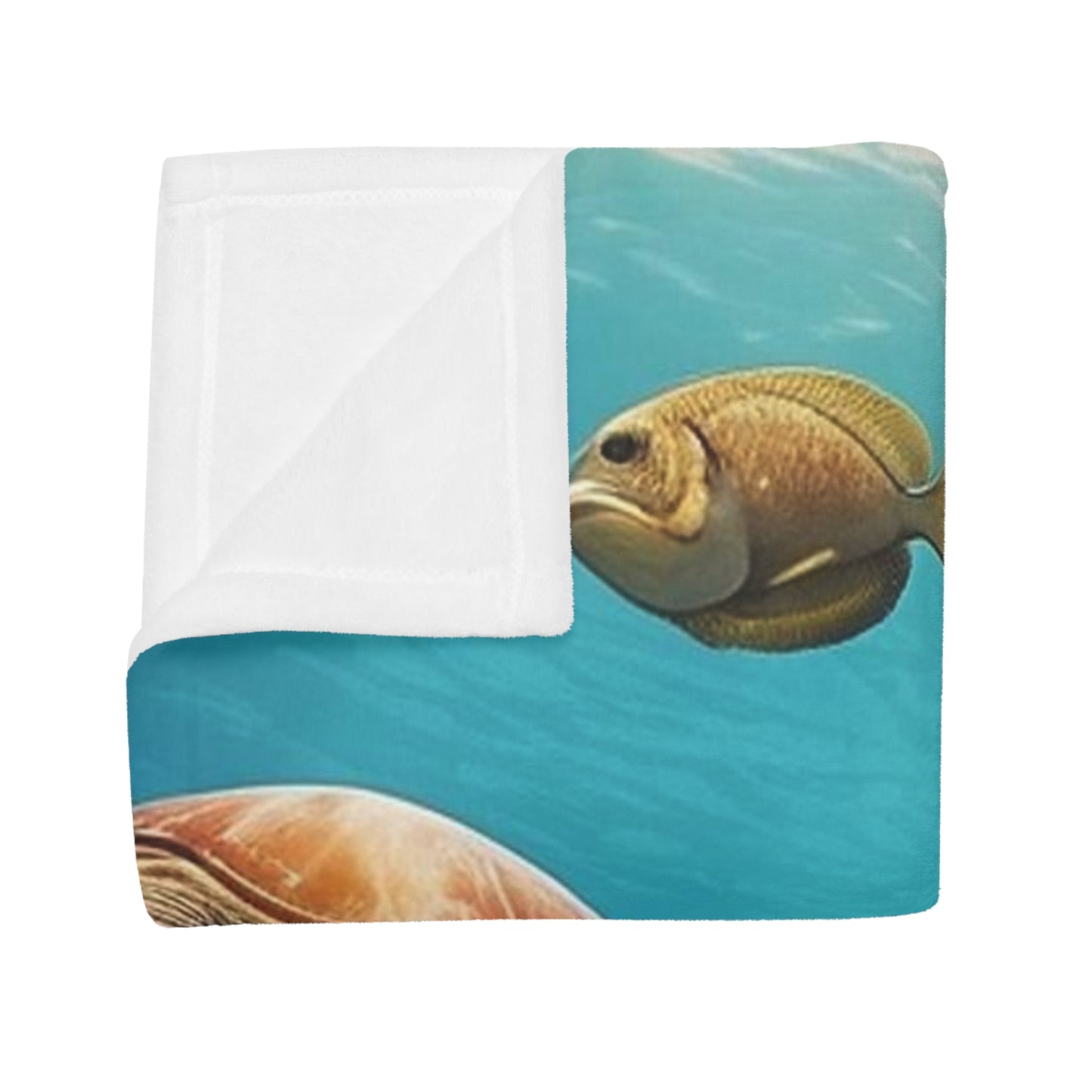 Plush Fleece Blanket Ocean Theme