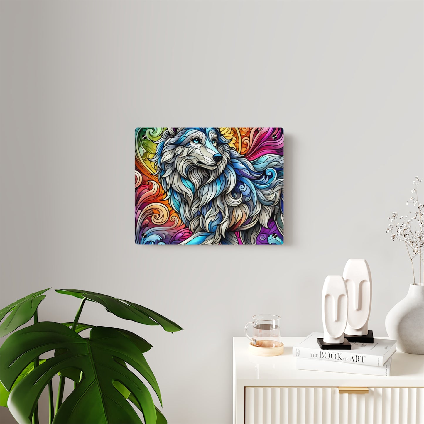 Majestic Wolf Translucent Acrylic Wall Art