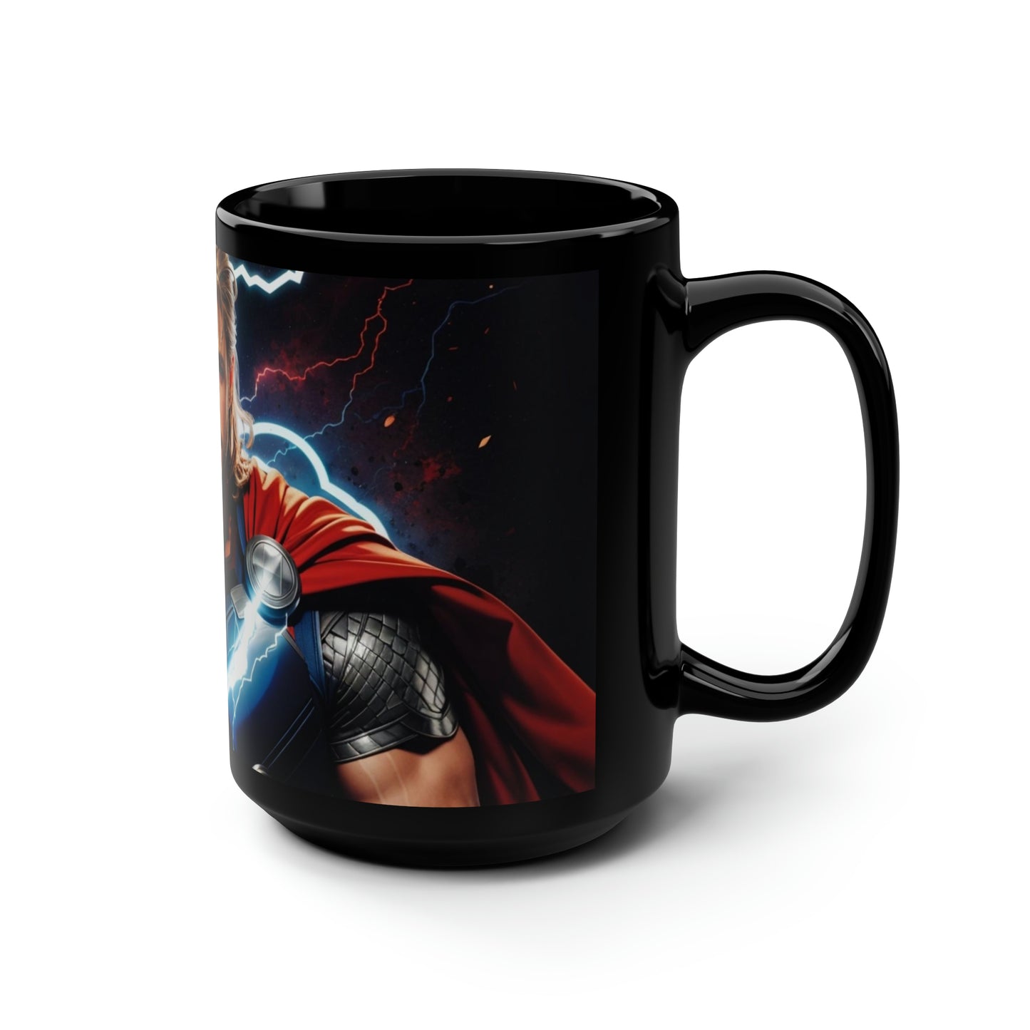 Black Mug, 15oz THOR MIGHTY Mug