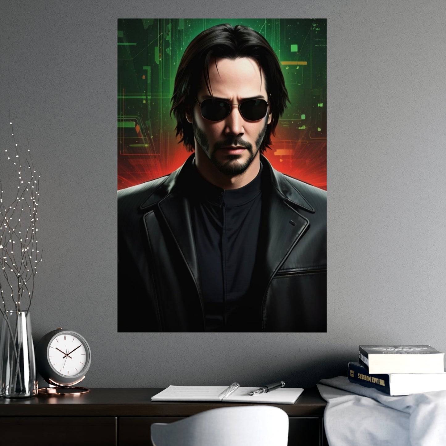 Vertical and Horizontal Matte Posters Matrix Tribute Neo Poster