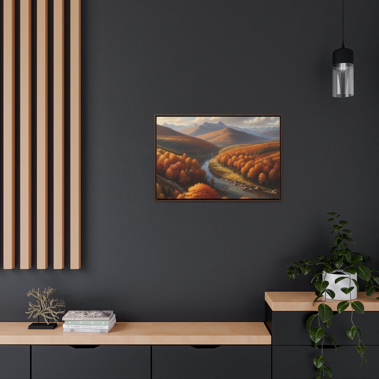 Gallery Canvas Wraps, Horizontal Frame Fall Scene