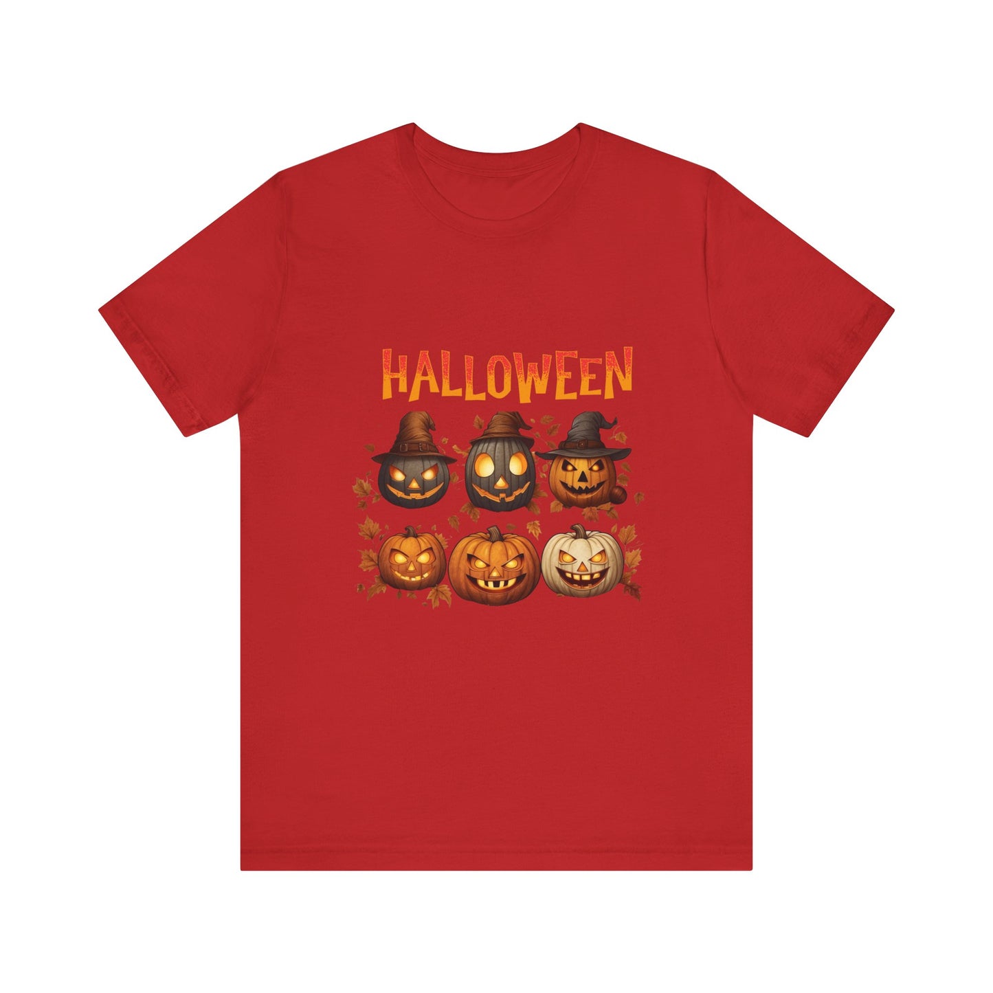 Unisex Jersey Short Sleeve Tee Halloween Pumpkins Patch