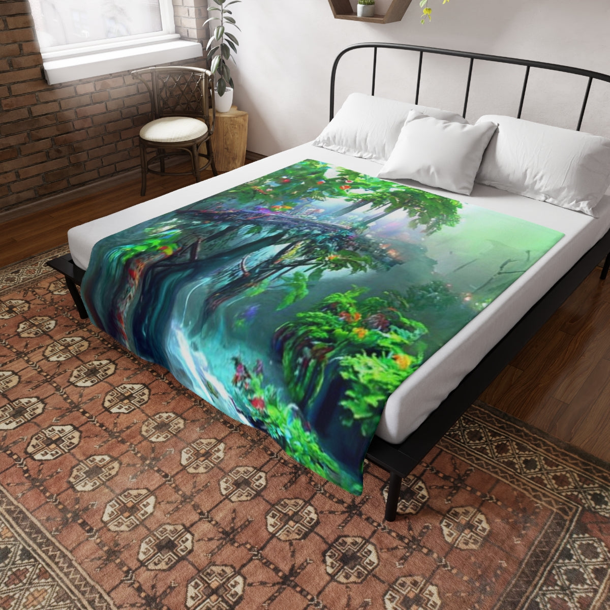 Plush Fleece Blanket Rainforest