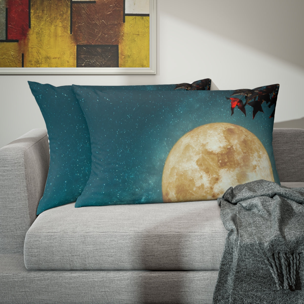 Pillow Sham Fall moon