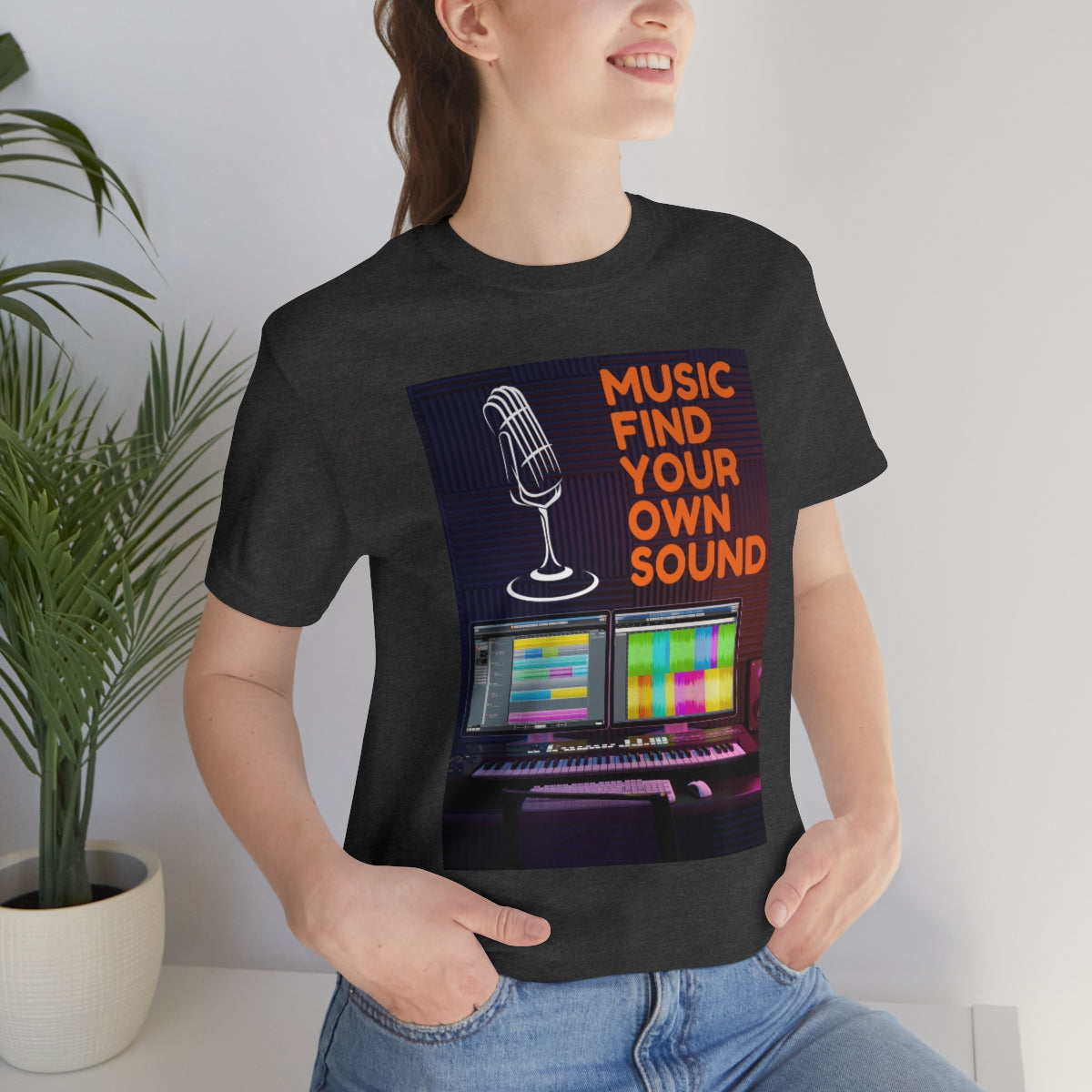 Unisex Jersey Short Sleeve Tee MUSIC FIND YOUR OWN SOUND