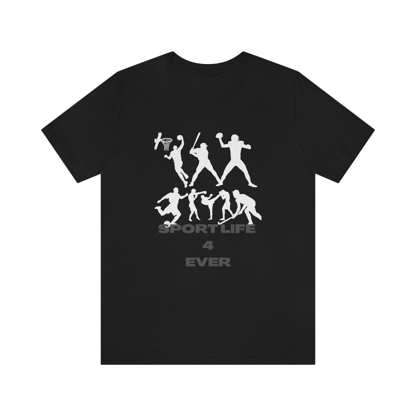 Unisex Jersey Short Sleeve Tee Sport Life 4 Ever