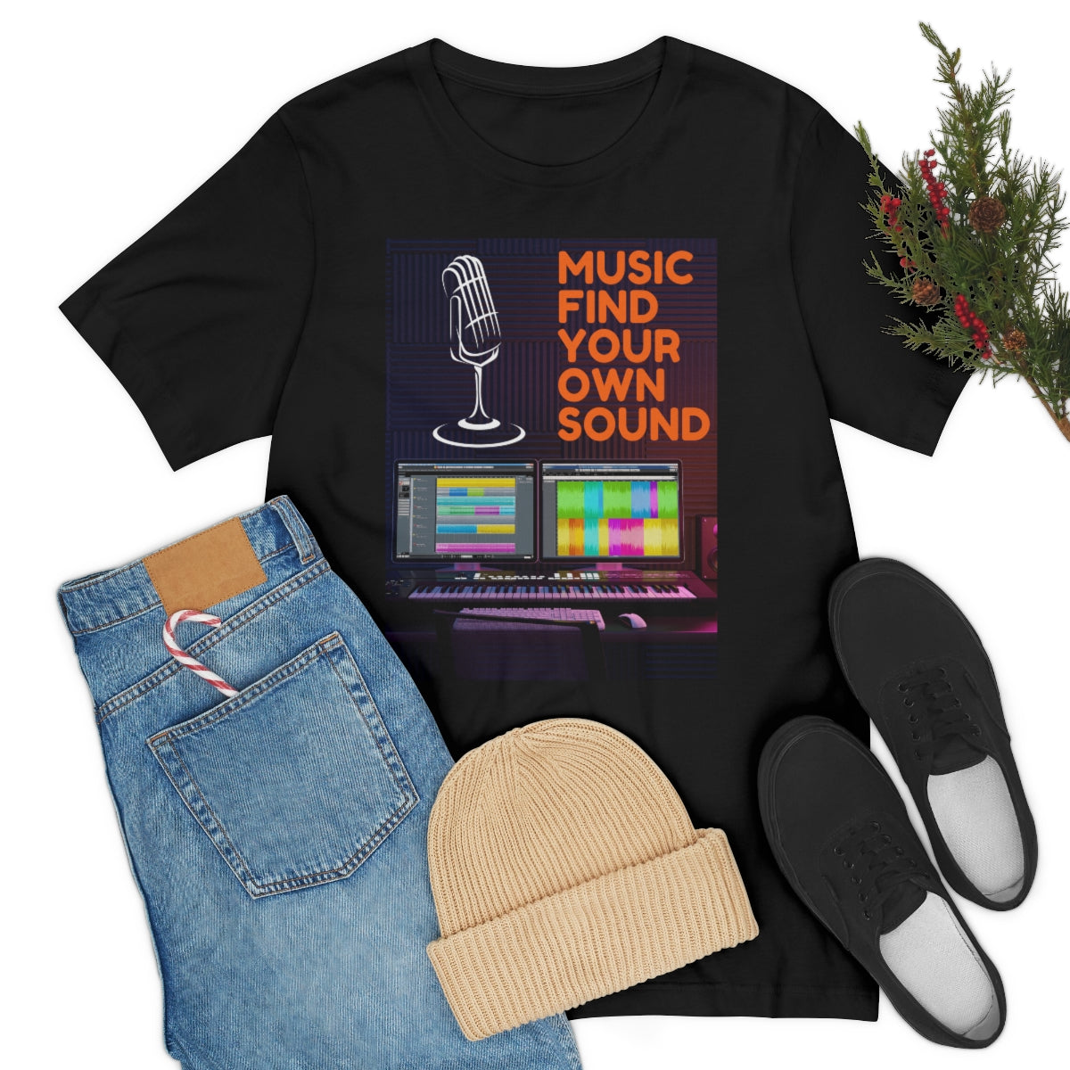 Unisex Jersey Short Sleeve Tee MUSIC FIND YOUR OWN SOUND