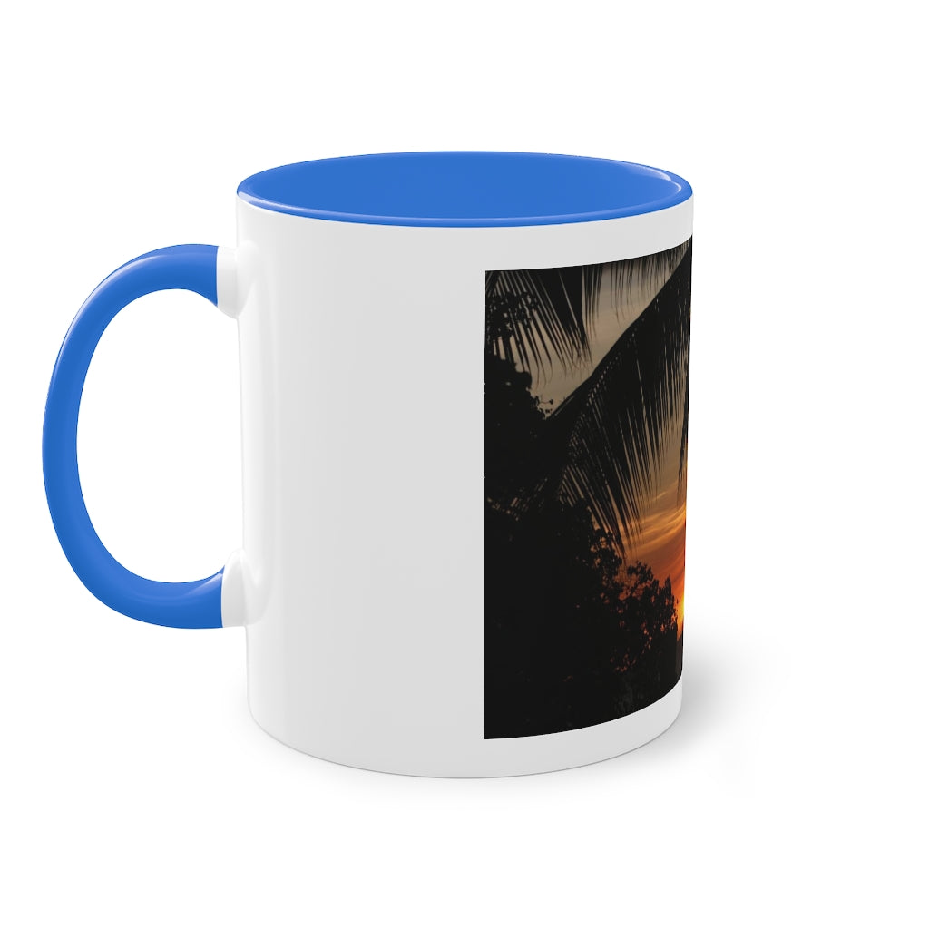 Two-Tone Coffee Mug, 11oz