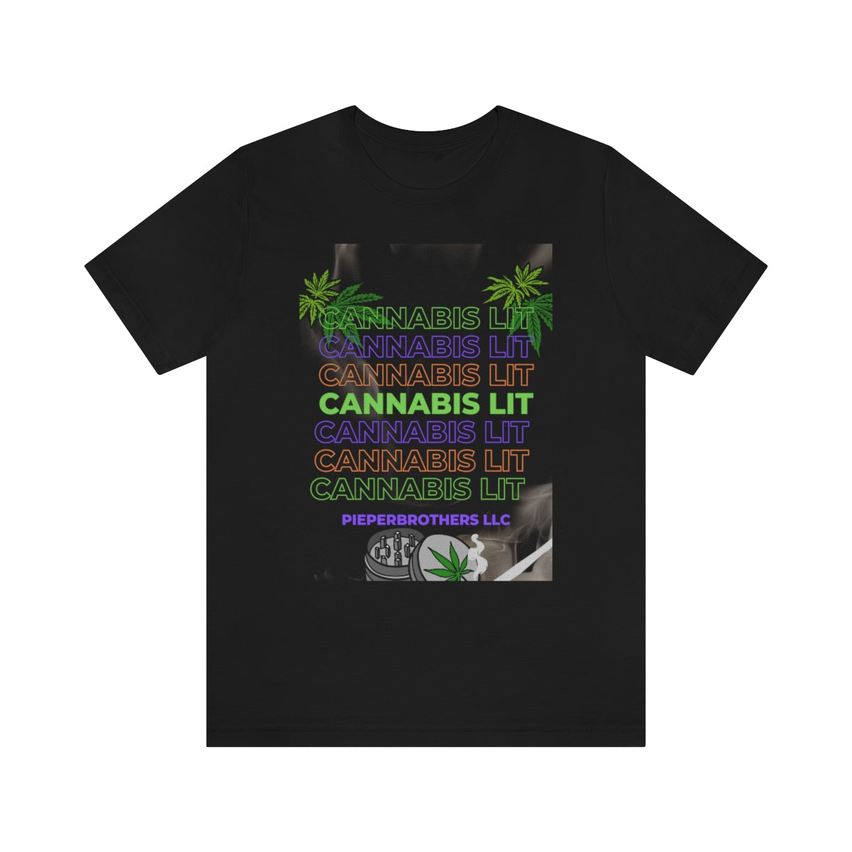 Unisex Jersey Short Sleeve Tee Cannabis Lit