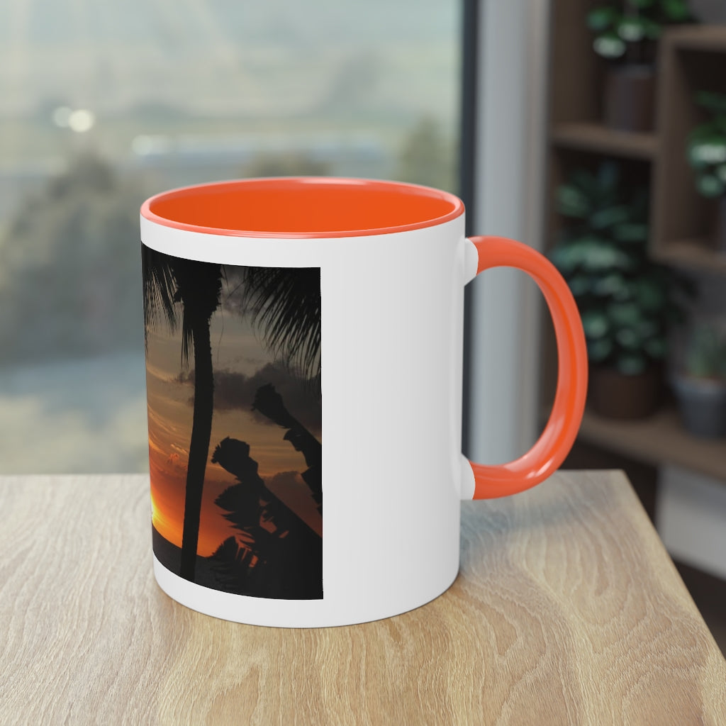 Two-Tone Coffee Mug, 11oz