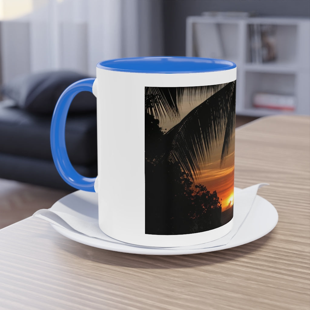 Two-Tone Coffee Mug, 11oz