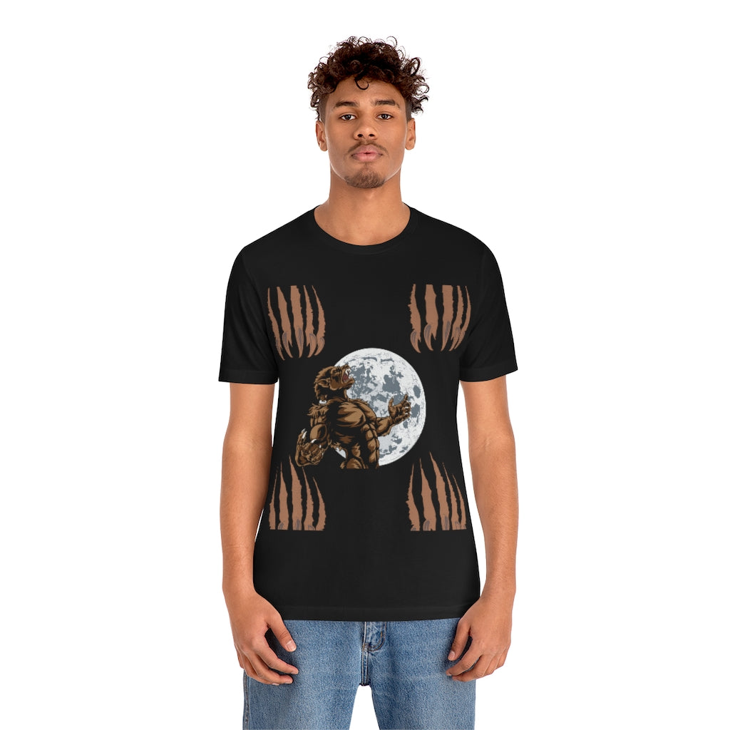 Unisex Jersey Short Sleeve Tee Halloween Werewolf